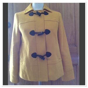 Banana Republic mustard yellow coat